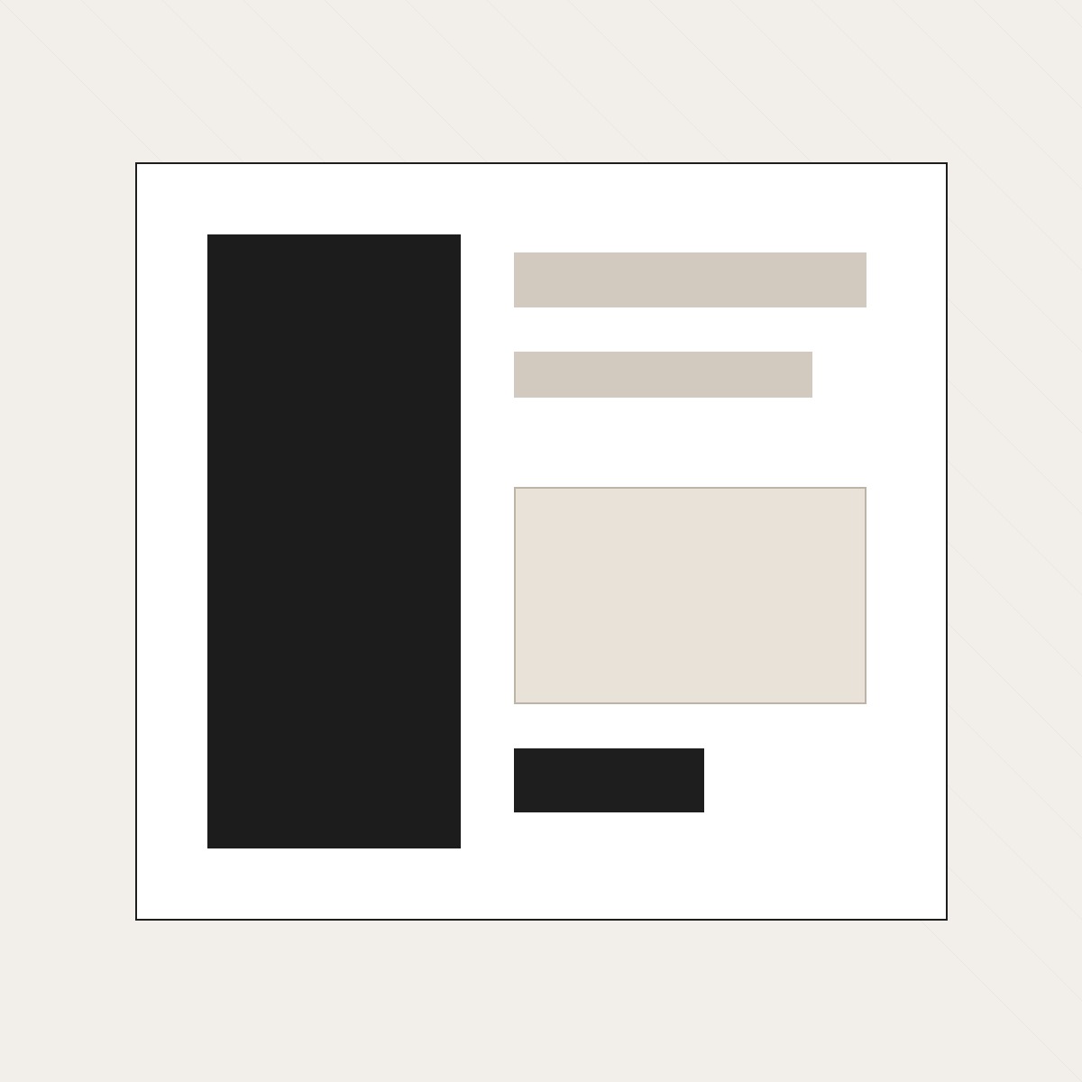 Rustige zakelijke website indeling